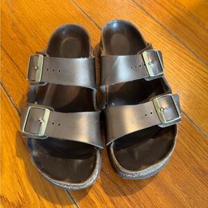 Birkenstock Metallic Double Strap Sandals